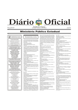 04 Ministerio Publico - Diário Oficial do Estado de Alagoas