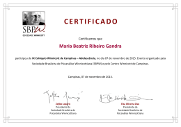 Maria Beatriz Ribeiro Gandra