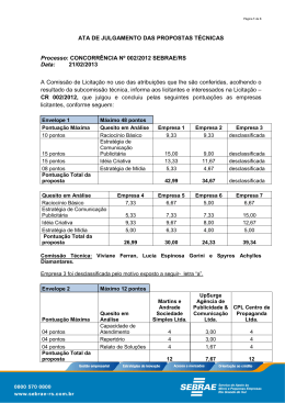 resultado - Sebrae RS