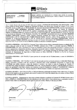 Perfil X Construtora S.A - Fundação Municipal de Educação de Niterói