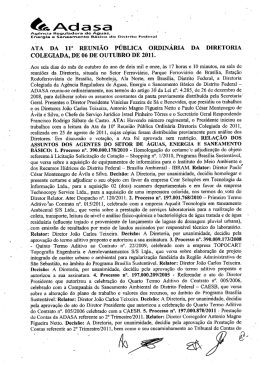 Ata da 11ª Reunião Pública Ordinária, 06_10_2011