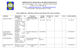 PREFEITURA MUNICIPAL DE BEL&Eacute;M DO PIAU&Iacute;