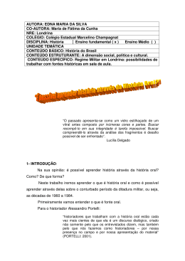 EDNA MARIA DA SILVA CO-AUTORA: Maria de F&aacute;tima da Cunha
