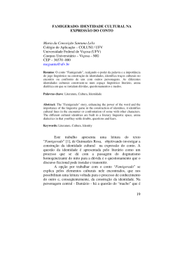 FAMIGERADO: IDENTIDADE CULTURAL NA - COLUNI