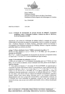 Exnia. Senhora . Professora Doutora Maria da Concei&ccedil;&atilde;o Saraiva