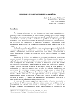 ENDEMIAS E O DESENVOLVIMENTO DA AMAZ&Ocirc;NIA Maria da