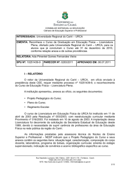 INTERESSADA: Universidade Regional do Cariri