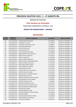 Polo Santana do Garamb&eacute;u