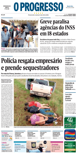 Pol&iacute;cia resgata empres&aacute;rio e prende sequestradores