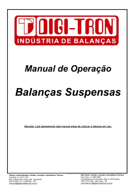 Manual de Opera&ccedil;&atilde;o - Digi-tron