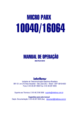 n&ordm; do ramal - Plantec Distribuidora