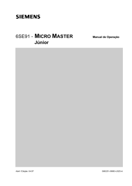 6SE91 - MICRO MASTER J&uacute;nior