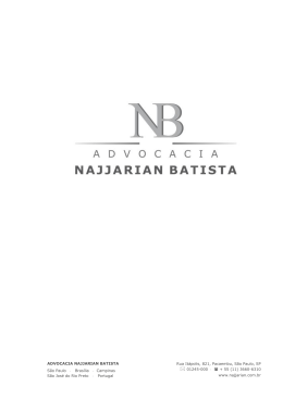 Apresenta&ccedil;&atilde;o Advocacia Najjarian Batista