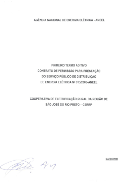 Primeiro Termo Aditivo