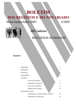 III Caderno - Instituto dos Registos e Notariado