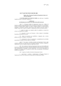 LEI N&ordm; 8.647 DE 29 DE JULHO DE 2003