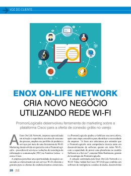 ENOX ON-LIFE NETWORK CRIA NOVO NEGÓCIO