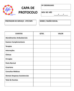 capa de protocolo.cdr - Life Empresarial Saúde