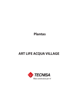 Plantas ART LIFE ACQUA VILLAGE