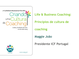 Life & Business Coaching: Princ&iacute;pios de cultura de coaching