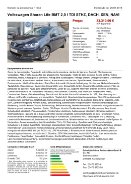 Volkswagen Sharan Life BMT 2,0 l TDI STHZ, DACH, XEN, NAVI