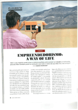 EMPREENDED&Uacute;BISM&Iacute;): A WAY (IF LIFE