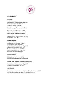 Processos deferidos (Ago &agrave; Dez - 2009)