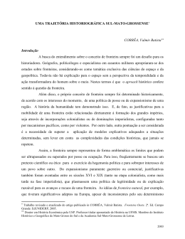 Valmir Batista Corr&ecirc;a - NDH - Universidade Federal de Mato Grosso