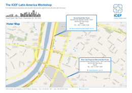 Hotel Map The ICEF Latin America Workshop