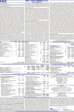 NEC LATIN AMERICA S.A.