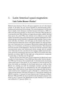 1. Latin America`s quasi