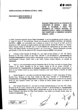 2º Termo Aditivo ao Contrato de Concessões nº 094/2002