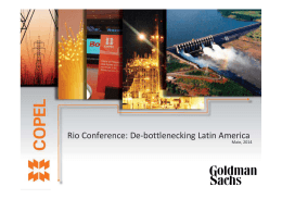 Rio Conference: De-bottlenecking Latin America