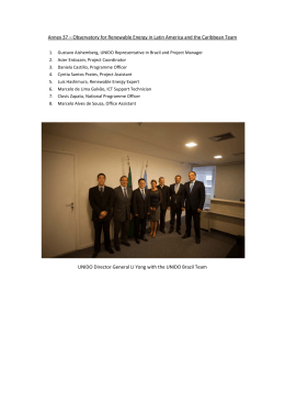 Annex 37 &ndash; Observatory for Renewable Energy in Latin America and