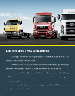 Seja bem-vindo &agrave; MAN Latin America.