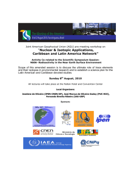 Nuclear & Isotopic Applications, Caribbean and Latin America Network