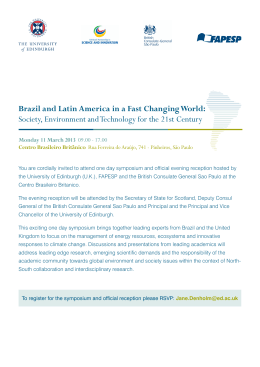 Brazil and Latin America in a Fast Changing World: Society