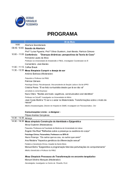 programa - Associa&ccedil;&atilde;o Portuguesa de Internos de Psiquiatria | APIP