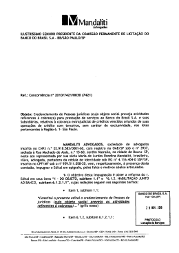 IFA Mandaiiﬁ - Banco do Brasil