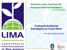 P&oacute;lo Costa Norte - Minist&eacute;rio do Meio Ambiente