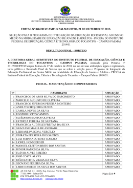 edital n&ordm; 040/2013/campus palmas/ifto, 21 de