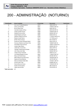 200 - ADMINISTRA&Ccedil;&Atilde;O (NOTURNO)