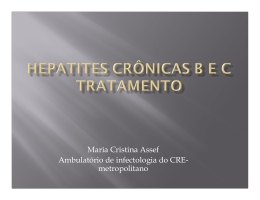 Maria Cristina Assef Ambulatório de infectologia do CRE