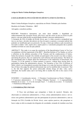 Artigo de Maria Cristina Rodrigues Gon&ccedil;alves - OAB - Uberaba