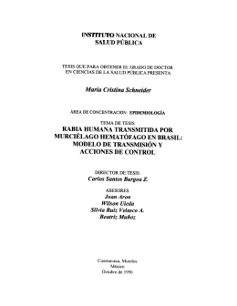 Maria Cristina Schneider - Sa&uacute;de P&uacute;blica Veterin&aacute;ria