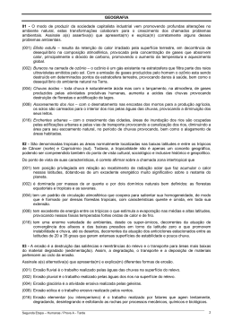 GEOGRAFIA 01 - O modo de produzir da sociedade
