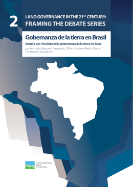 Gobernanza de la tierra en Brasil