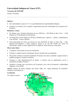 2005-09-08 a 18 Relatorio Roraima e Tauca Venezuela