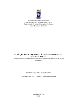 Ser&aacute; que sou eu quem est&aacute; falando em l&iacute;ngua estrangeira?