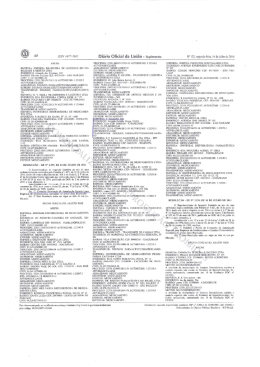 Publicação AE no Diário Oficial da União